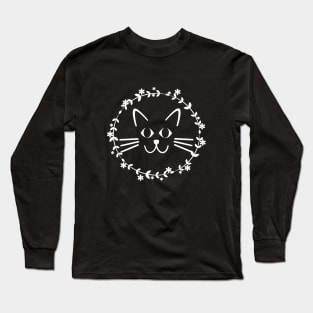 Cat face Long Sleeve T-Shirt